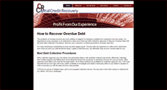 Desktop Screenshot of capitalcreditrecovery.com